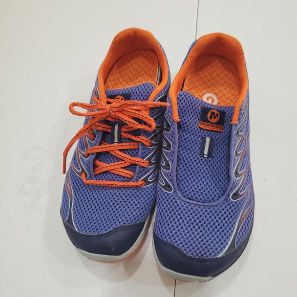 Merrell Shoes Womens Size 6 Purple Bare Access Arc 4 Running Mesh Vibram J36972 - Picture 1 of 9